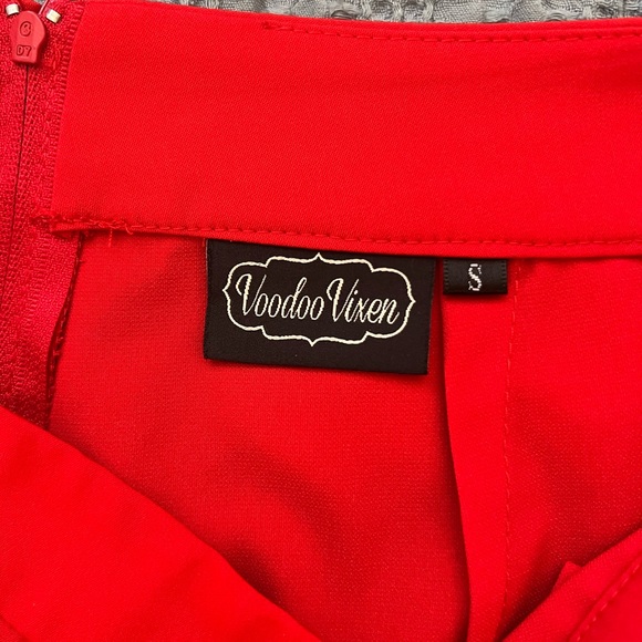 Red Voodoo Vixen trousers - Picture 3 of 4